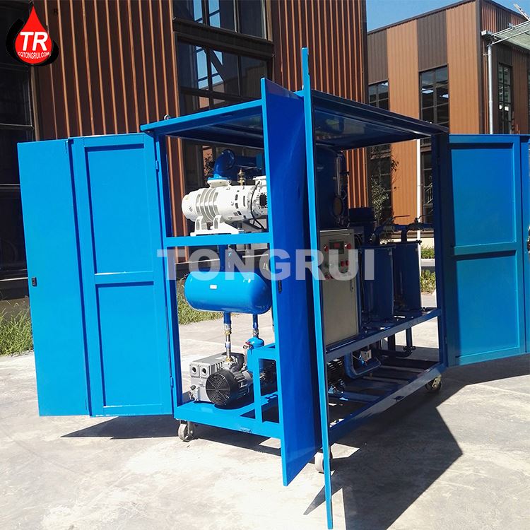 Máquina de desidratação de óleo de transformador